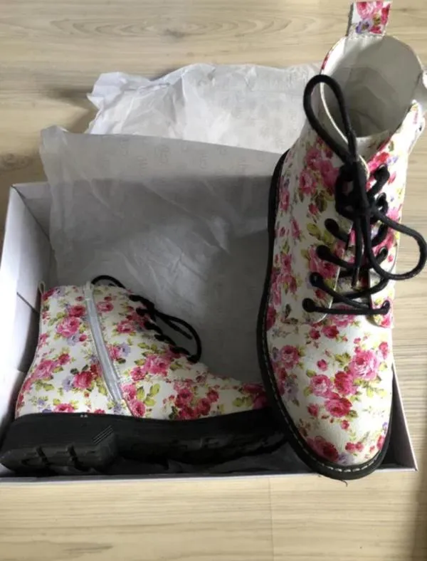 Ghete Catwalk EU 39 | Multicolor, Floral & Tropical, Cauciuc - Image 2