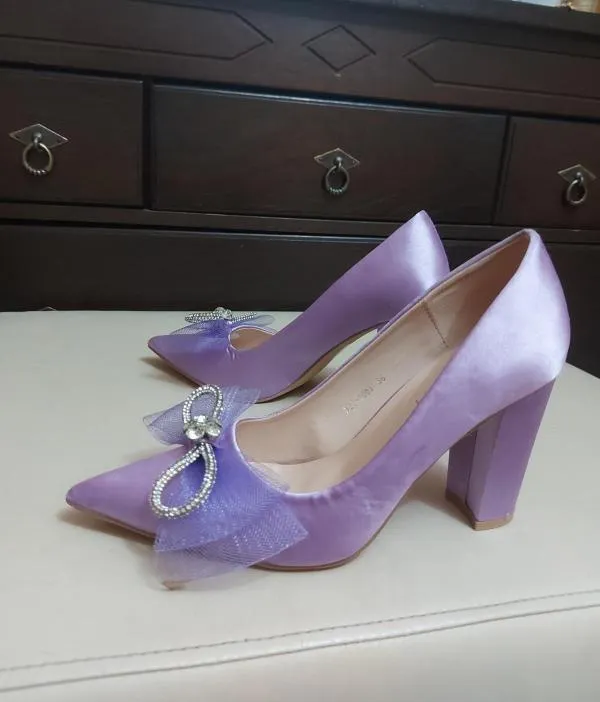 Pantofi cu toc înalt EST INT EU 38 | Mov - Image 6