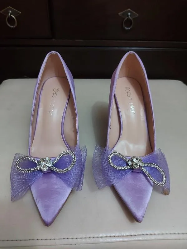 Pantofi cu toc înalt EST INT EU 38 | Mov - Image 8