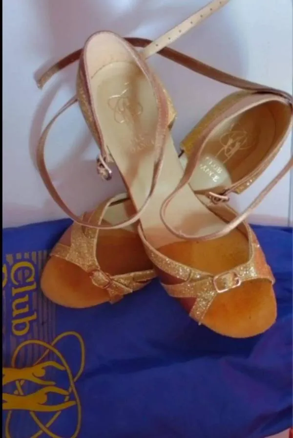 Pantofi de dans Club Dance EU 34 | Auriu - Image 4