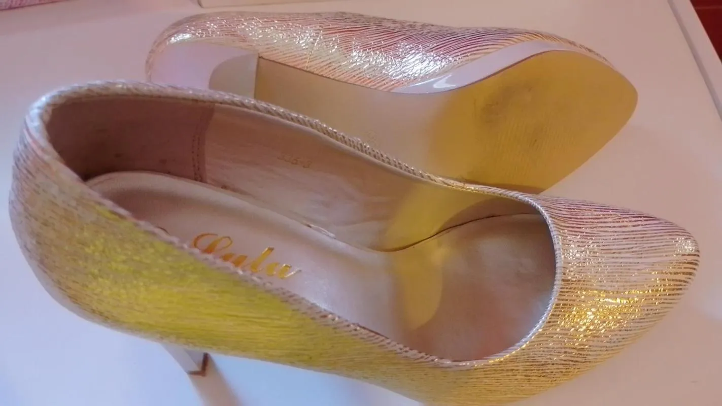 Pantofi cu toc înalt Lulu EU 39 | Roz - Image 3
