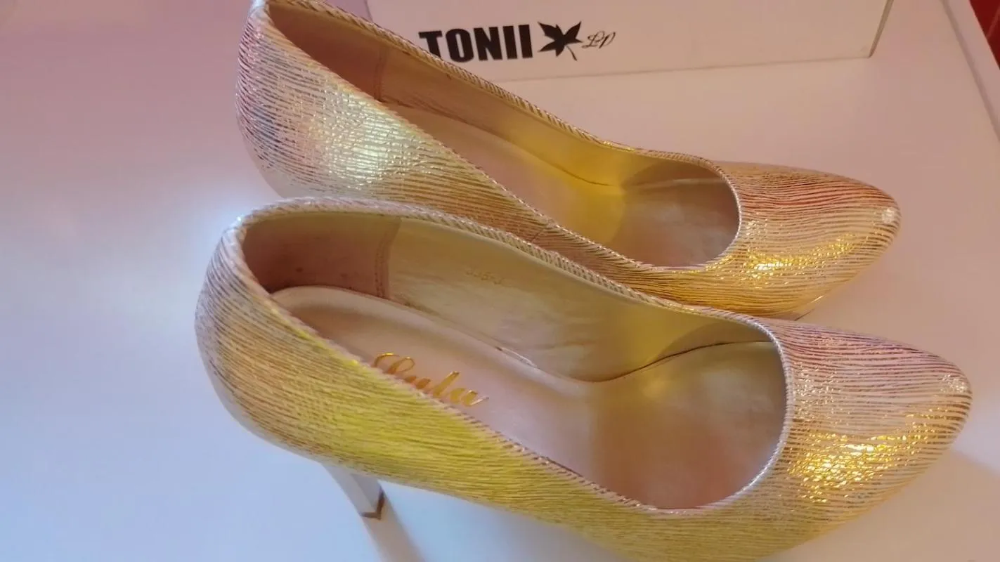 Pantofi cu toc înalt Lulu EU 39 | Roz - Image 4