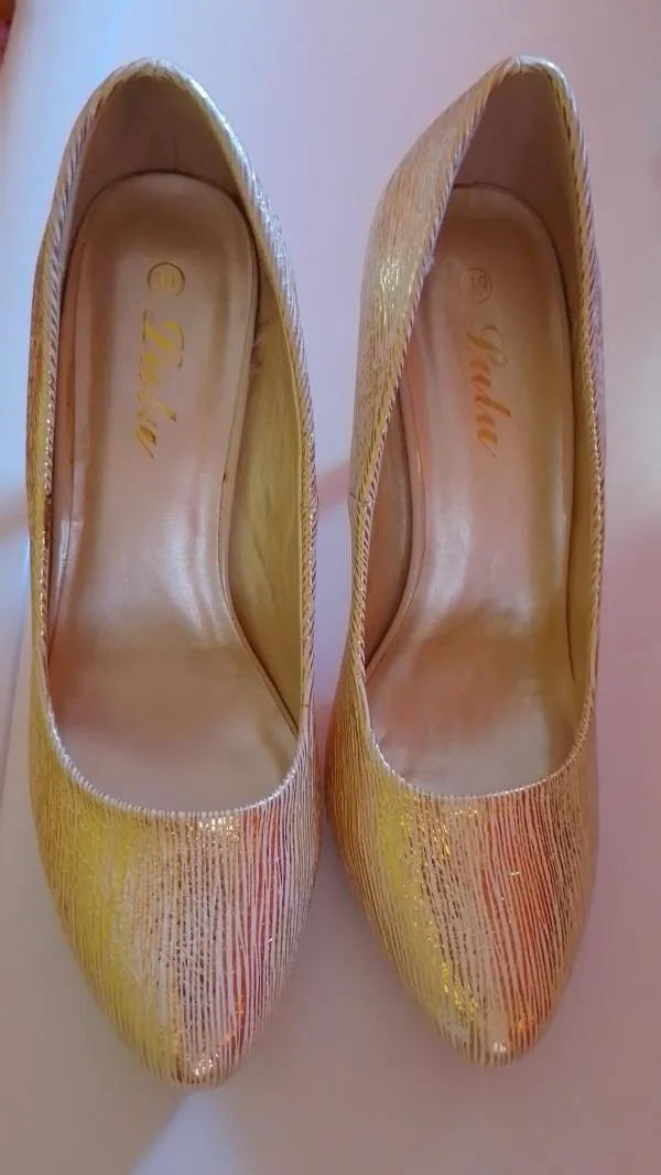 Pantofi cu toc înalt Lulu EU 39 | Roz - Image 5