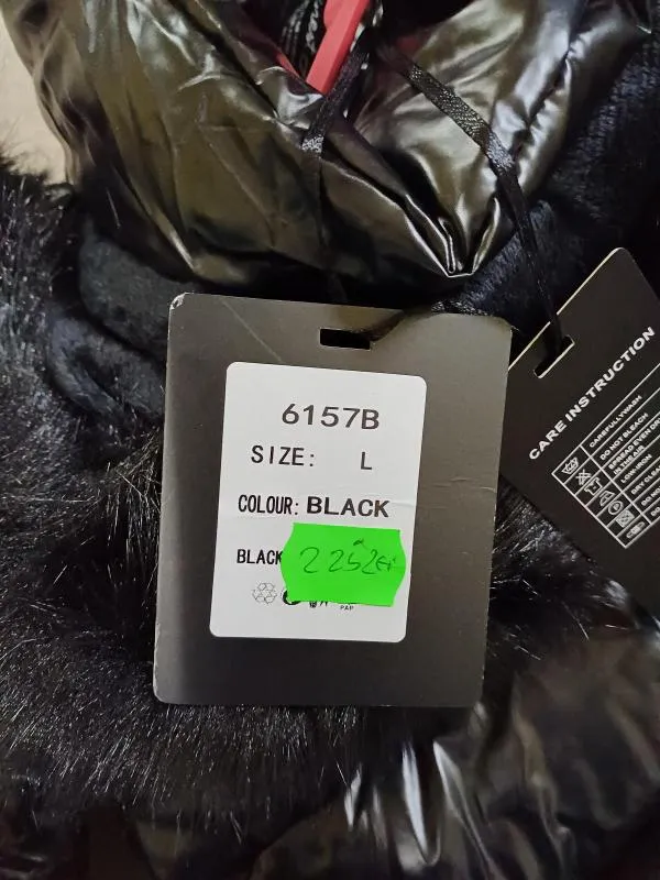Geacă de iarnă FEIFA L | Negru, Cu glugă detașabilă, Acrilic - Image 10