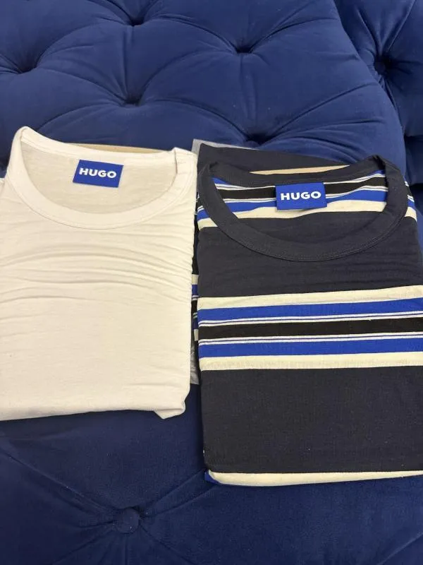 Set 2 tricouri Hugo Boss M | Albastru - Image 2