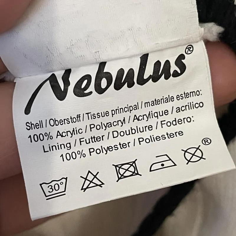 Pulover cu guler înalt Nebulus EU 40 | Alb, Normal, Mânecă lungă, Regular fit - Image 11