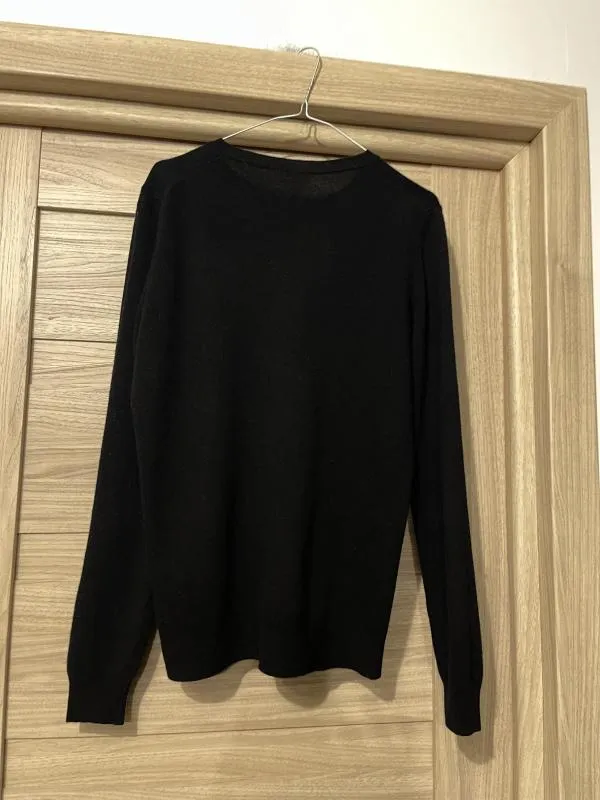 Pulover la baza gâtului United Colors of Benetton EU 40 | Negru, Normal, Mânecă lungă, Regular fit, Lână - Image 10