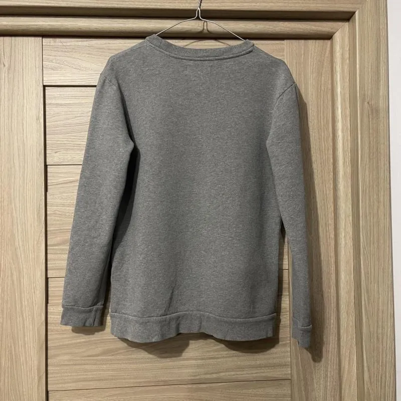 Bluză Calvin Klein S | Gri, Normal, Mânecă lungă, Logo, Bumbac - Image 4