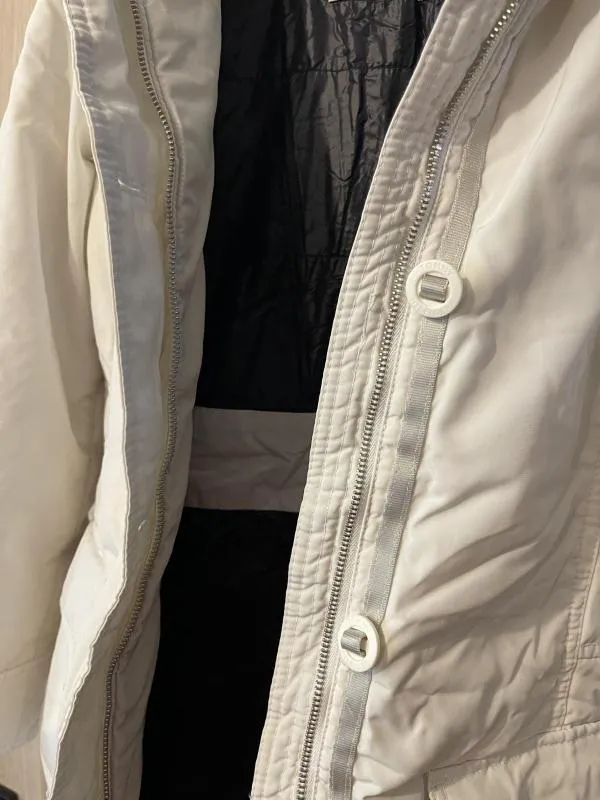 Geacă parka Tommy Hilfiger XL | Crem, Fără glugă, Poliester - Image 9