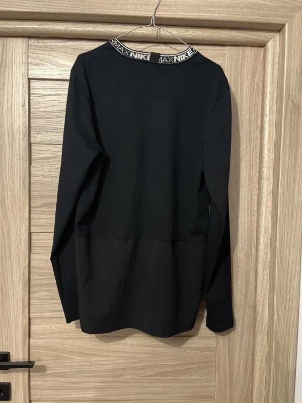 Tricou cu maneca lunga Nike M | Negru, Bumbac - Image 7