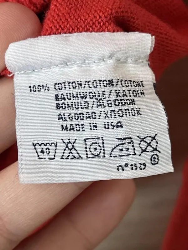 Pulover la baza gâtului Polo Ralph Lauren XL | Roșu, Mânecă lungă, Bumbac - Image 6