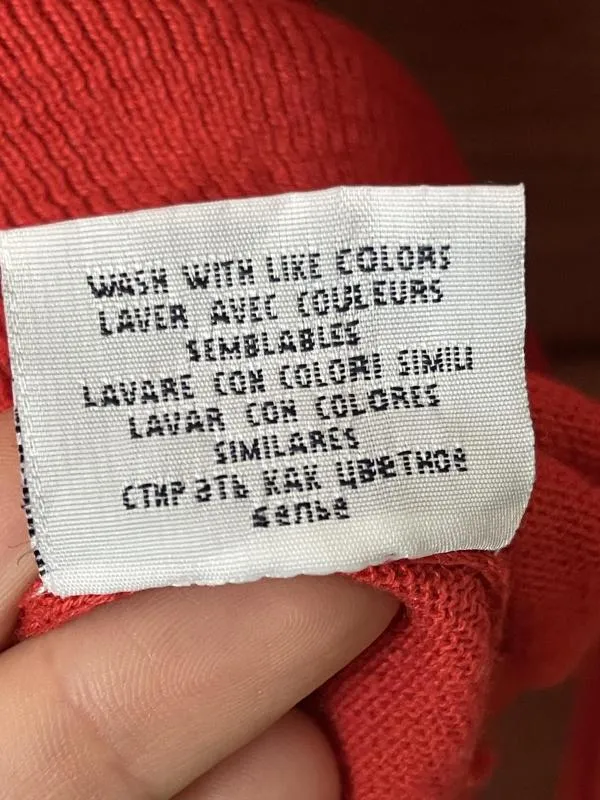 Pulover la baza gâtului Polo Ralph Lauren XL | Roșu, Mânecă lungă, Bumbac - Image 7