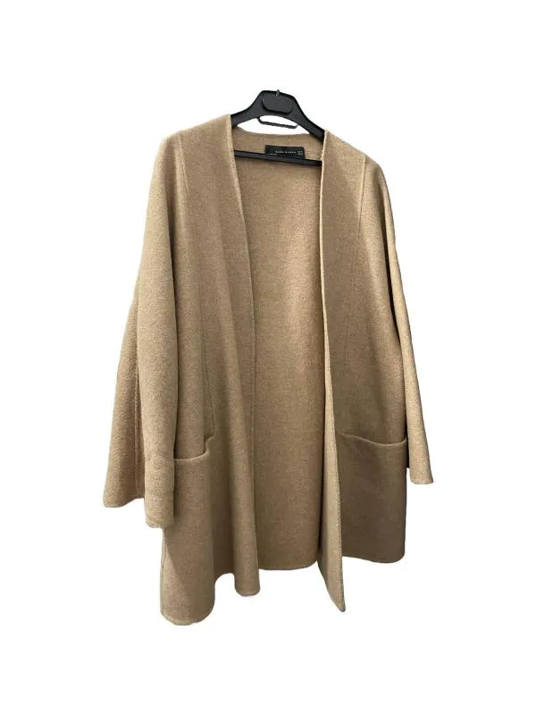 Capă Zara M | Bej, Fără glugă, Lână