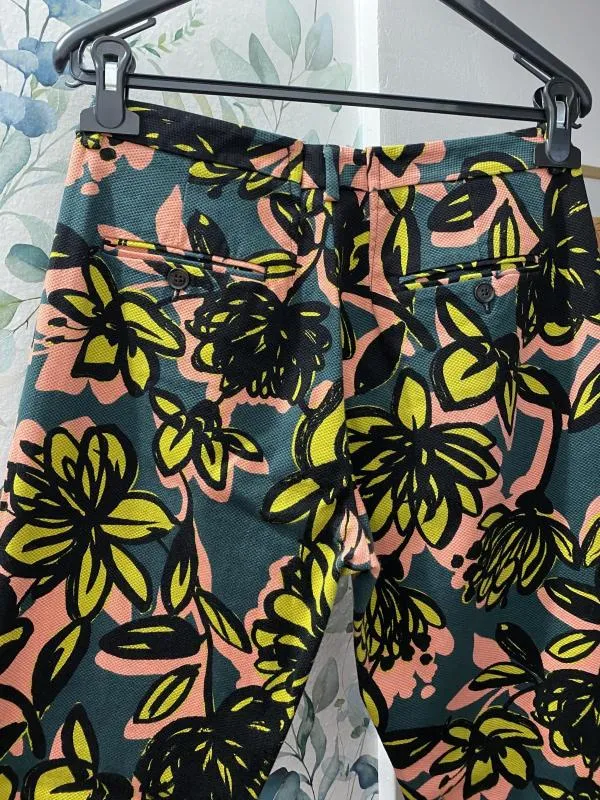Pantaloni Max Mara S | Multicolor, Lungi, Tapered (Conici) fit, Floral & Tropical - Image 4