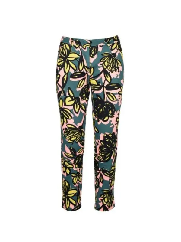 Pantaloni Max Mara S | Multicolor, Lungi, Tapered (Conici) fit, Floral & Tropical
