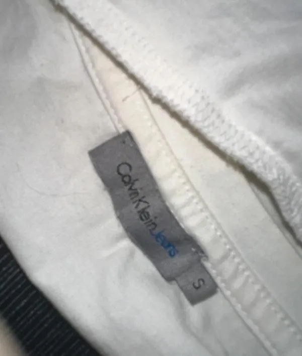 Tricou Calvin Klein EU 38 | Alb, Normal, Mânecă scurtă, Logo, Bumbac - Image 7
