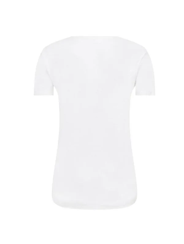 Tricou Calvin Klein EU 38 | Alb, Normal, Mânecă scurtă, Logo, Bumbac - Image 2