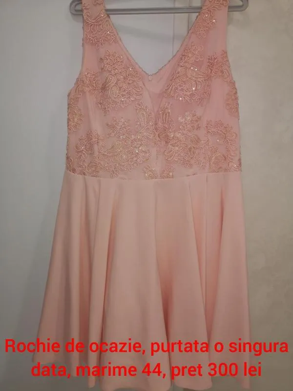 Rochie de ocazie Vero Moda EU 44 | Ivoire, Midi, Fără mâneci, Dantelă - Image 2