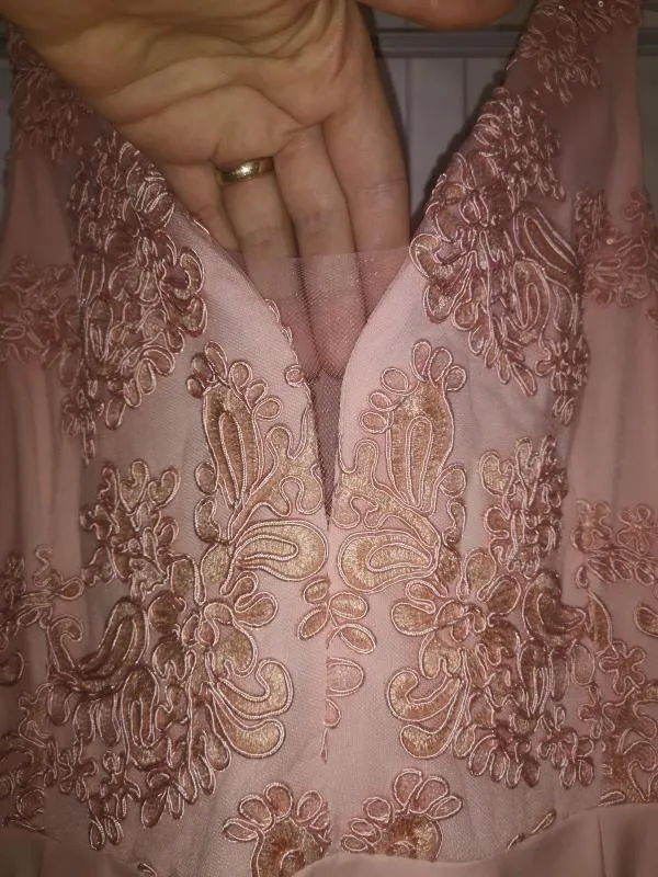 Rochie de ocazie Vero Moda EU 44 | Ivoire, Midi, Fără mâneci, Dantelă - Image 5