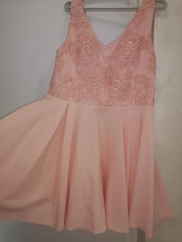 Rochie de ocazie Vero Moda EU 44 | Ivoire, Midi, Fără mâneci, Dantelă - Image 7
