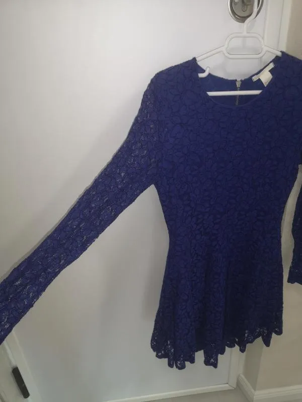 Rochie casual H&M EU 38 | Albastru, Midi, Mânecă lungă - Image 5