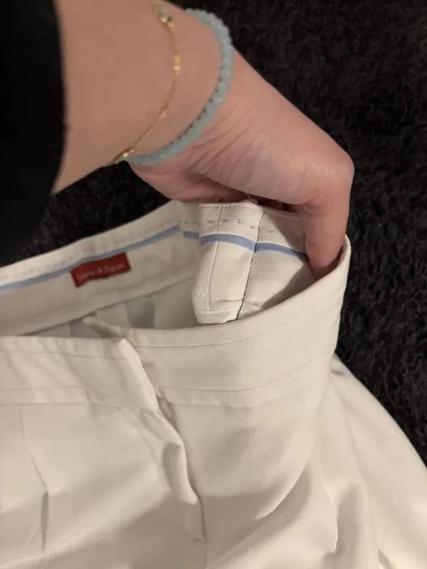 Pantaloni Laura di Sarpi EU 40 | Alb - Image 6