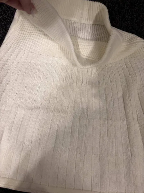 Fustă cloș Shein EU 40 | Alb, Midi, Talie înaltă, Cloș fit - Image 5