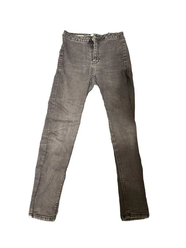 Blugi Bershka EU 38 | Negru, Talie medie, Jeggings fit