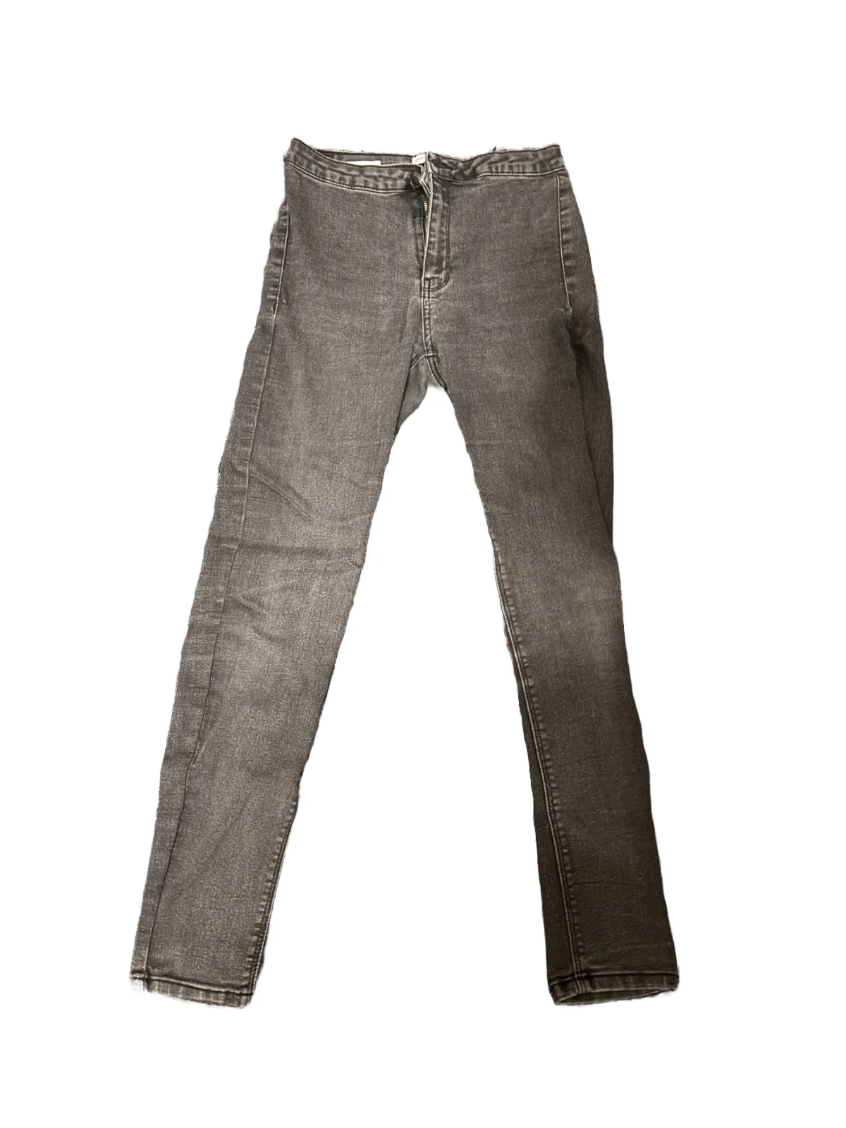 Blugi Bershka EU 38 | Negru, Talie medie, Jeggings fit