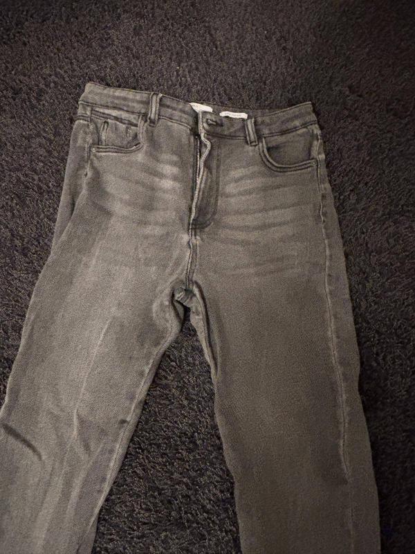 Blugi Bershka EU 38 | Negru, Lungi, Talie înaltă - Image 3