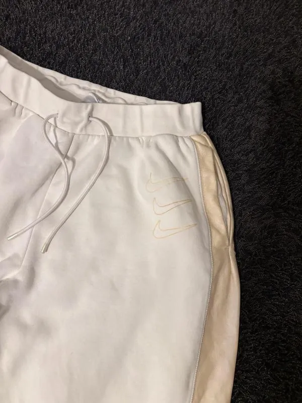 Pantaloni Nike M | Bej, Lungi, Talie înaltă - Image 3