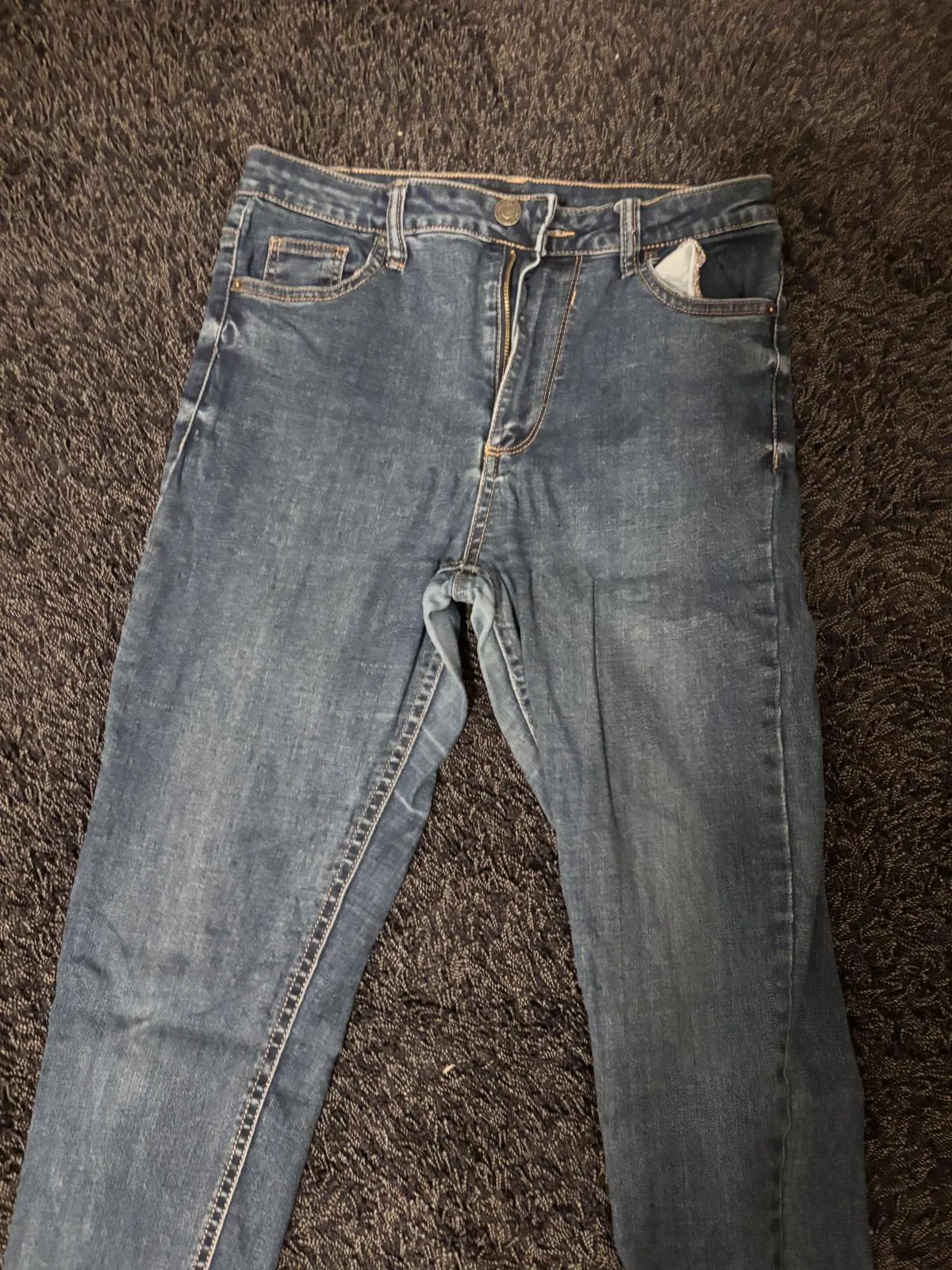 Blugi Bershka EU 40 | Albastru, Lungi, Talie înaltă - Image 3