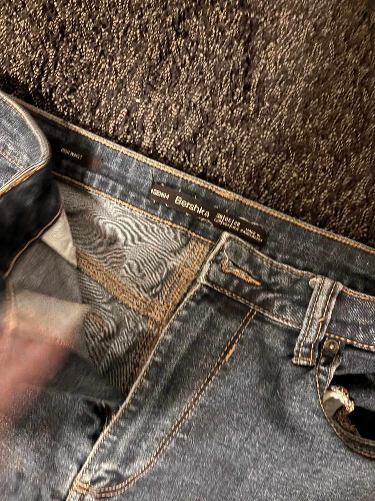 Blugi Bershka EU 40 | Albastru, Lungi, Talie înaltă - Image 5