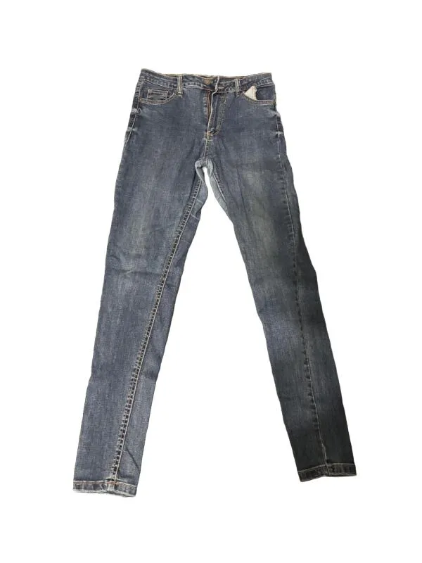 Blugi Bershka EU 40 | Albastru, Lungi, Talie înaltă