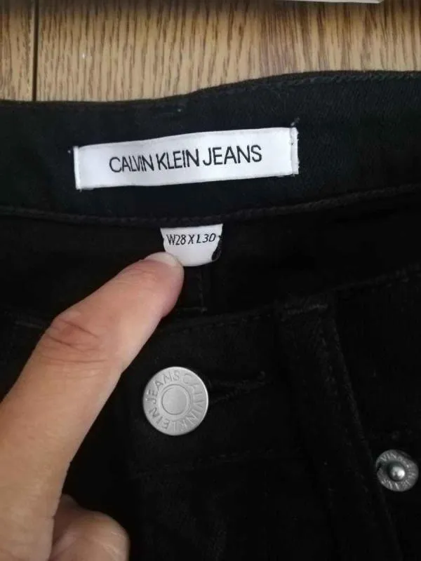 Blugi Calvin Klein EU 36 | Negru, Lungi, Talie înaltă, Skinny fit, Bumbac - Image 5