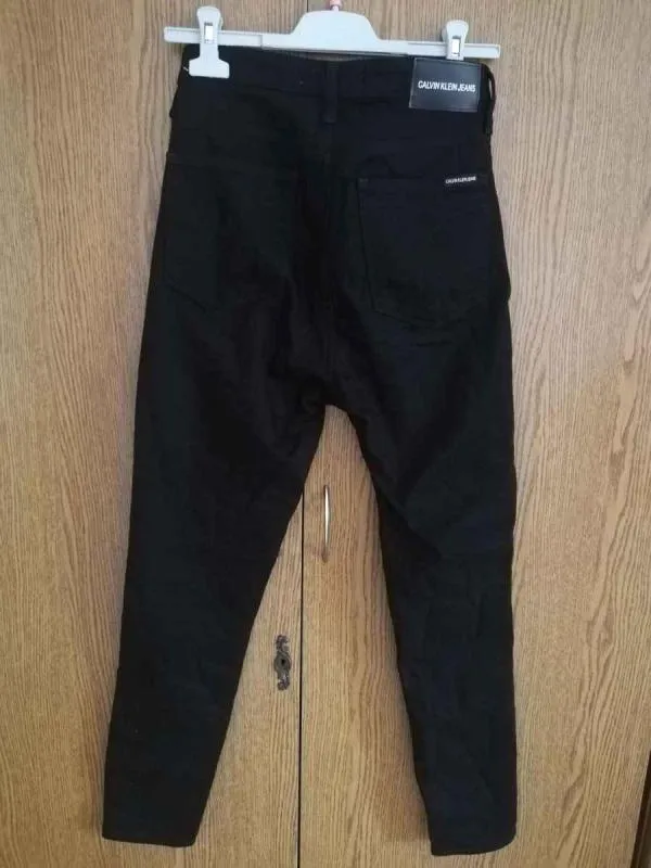 Blugi Calvin Klein EU 36 | Negru, Lungi, Talie înaltă, Skinny fit, Bumbac - Image 3