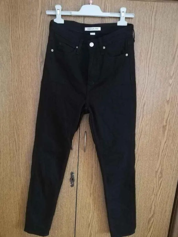 Blugi Calvin Klein EU 36 | Negru, Lungi, Talie înaltă, Skinny fit, Bumbac - Image 2