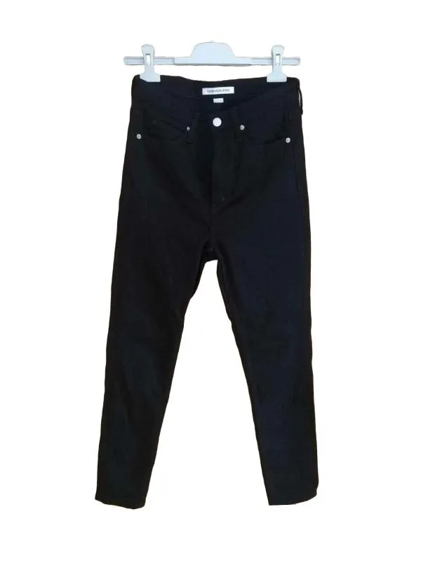 Blugi Calvin Klein EU 36 | Negru, Lungi, Talie înaltă, Skinny fit, Bumbac