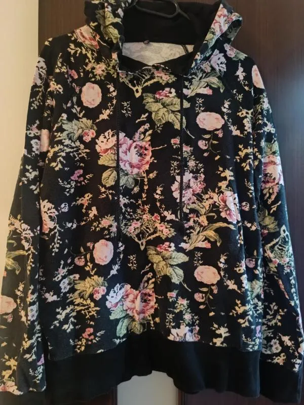 Hanorac Jyu M | Multicolor, Normal, Floral & Tropical, Bumbac - Image 3