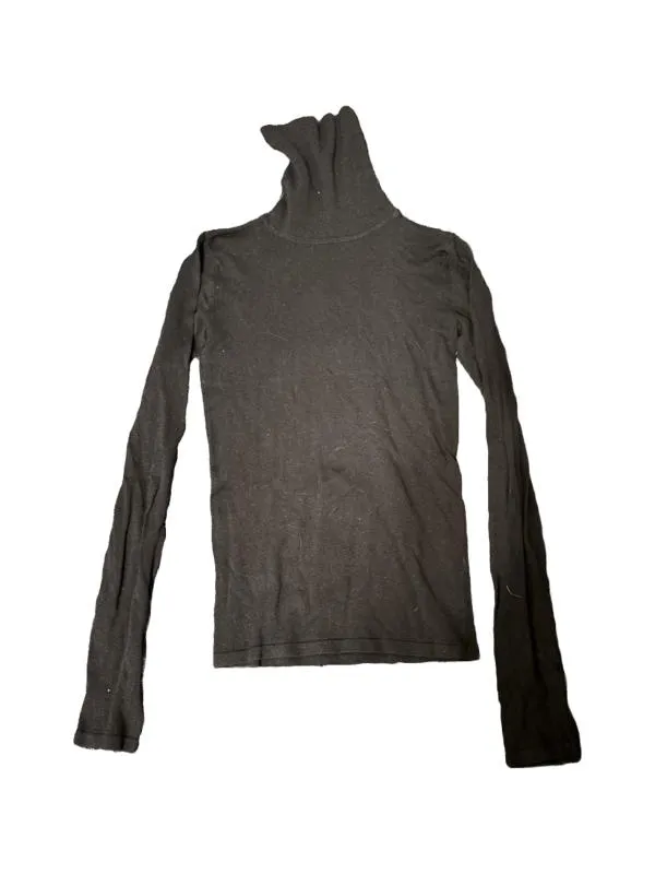 Pulover cu guler înalt Pull&Bear EU 36 | Negru, Normal, Mânecă lungă, Regular fit