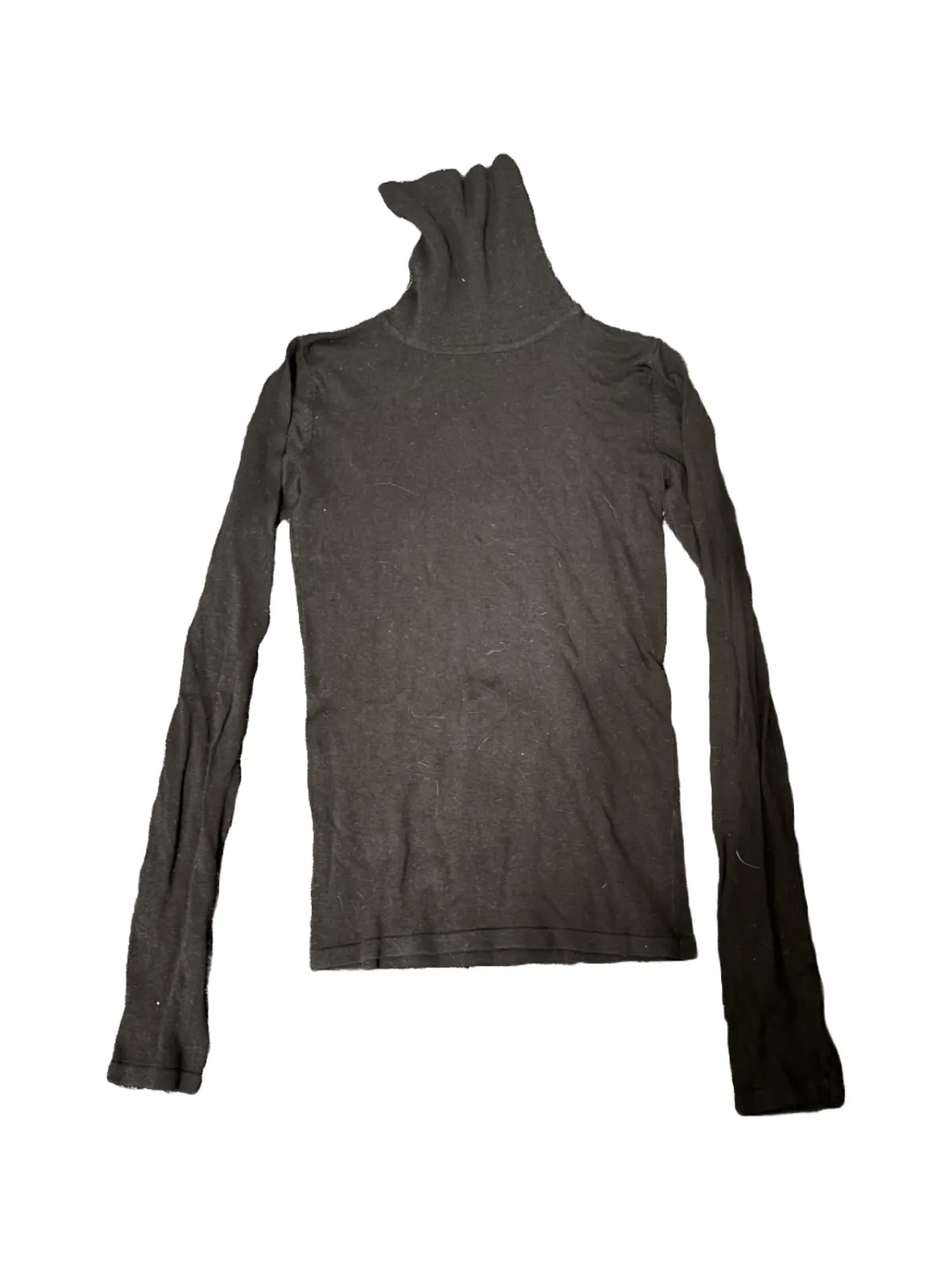 Pulover cu guler înalt Pull&Bear EU 36 | Negru, Normal, Mânecă lungă, Regular fit