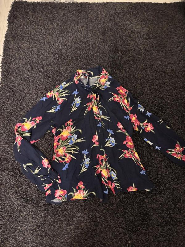 Cămașă JAGGA EU 38 | Bleumarin, Normal, Mânecă lungă, Floral & Tropical - Image 2