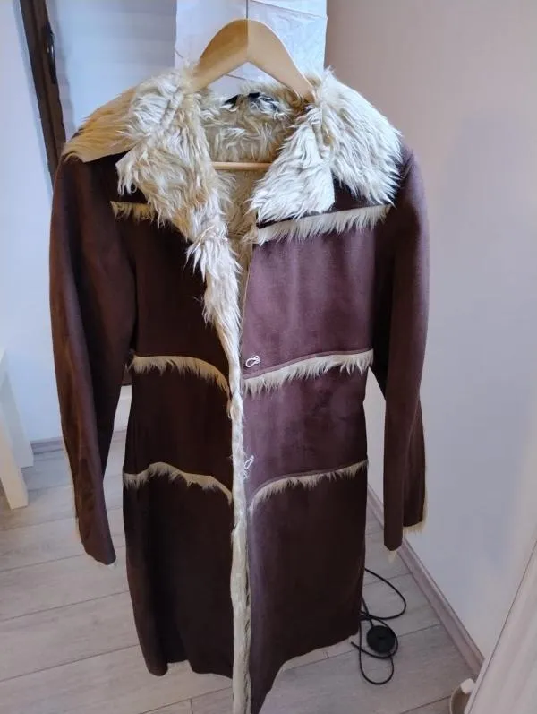 Cojoc dama Blanc - Noir EU 38 | Maro, Fără glugă, Poliester - Image 6