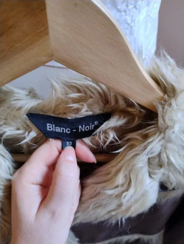 Cojoc dama Blanc - Noir EU 38 | Maro, Fără glugă, Poliester - Image 3