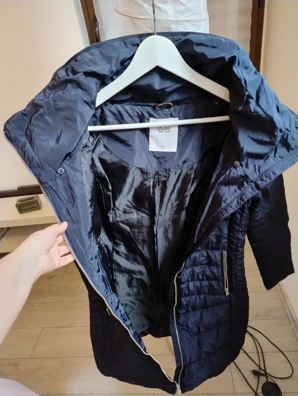 Geacă matlasată Q S EU 34 | Bleumarin, Fără glugă, Poliester - Image 3
