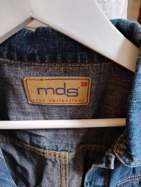 Geacă din denim mds EU 36 | Bleumarin, Fără glugă, Denim - Image 3