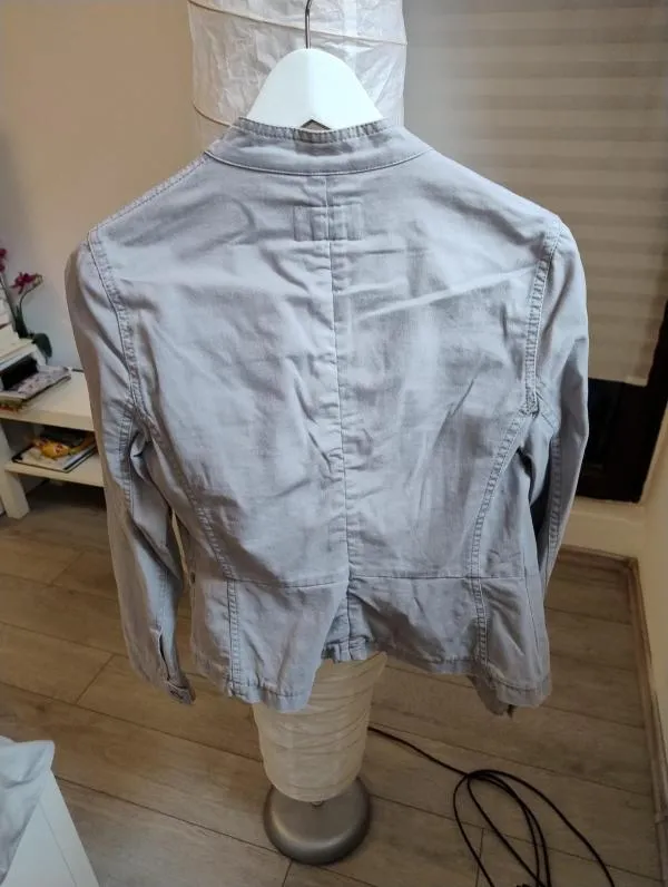 Geacă din denim Spirit London EU 36 | Gri, Fără glugă, Bumbac - Image 4