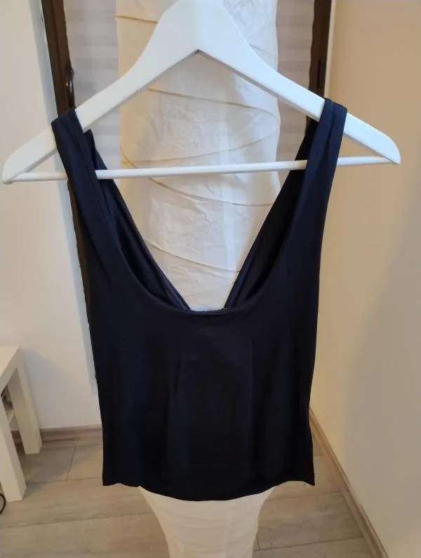 Maiou Zara EU 36 | Negru, Normal, Bretele subțiri, Elastan - Image 3