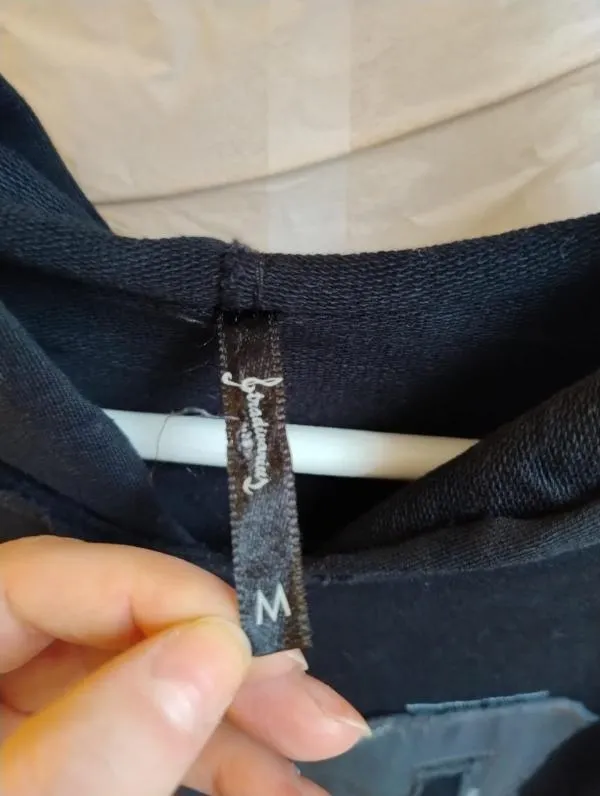 Tricou Stradivarius EU 38 | Negru, Normal, Mânecă scurtă, Bumbac - Image 3