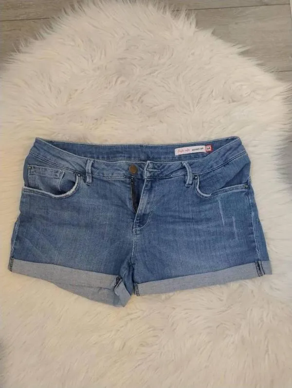 Blugi Motivi EU 34 | Albastru, Scurți, Talie joasă, Denim - Image 2
